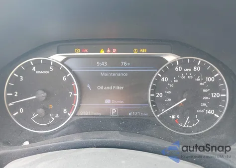 2020 Nissan Altima S Intelligent Awd z USA, uszkodzony, nr VIN 1N4BL4BW1LN322636